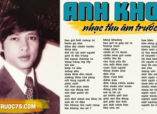 Mời nghe lại những bản thu âm hay nhất của Anh Khoa trước 1975