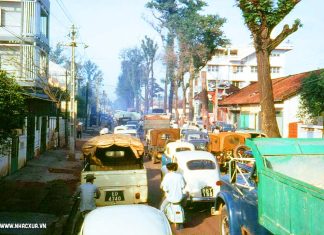Hình ảnh kẹt xe trên đường phố Sài Gòn trước năm 1975