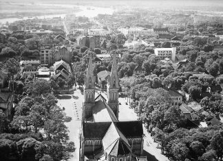 Bộ ảnh hiếm chụp toàn cảnh Sài Gòn năm 1955 từ phi cơ